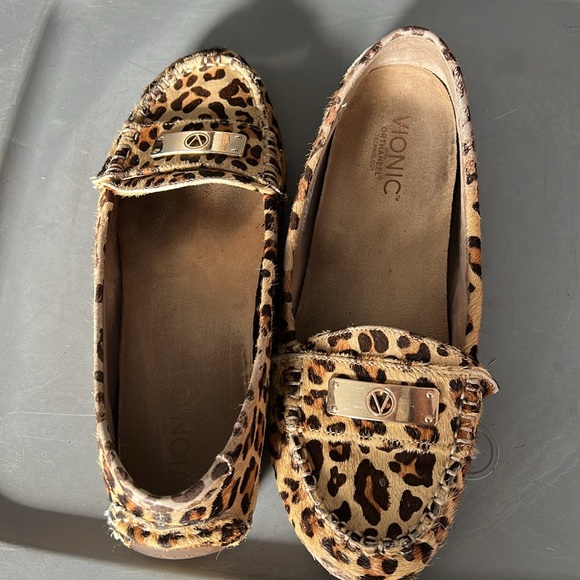 Ladies VIONIC HORSE HAIR ANIMAL PRINT LOAFERS 👞 - Picture 11 of 13